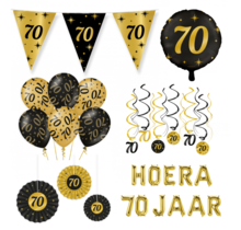 70 jaar Classy Versiering pakket - L