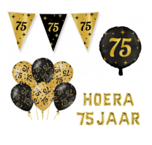 75 jaar Classy Versiering pakket - M