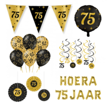 75 jaar Classy Versiering pakket - L