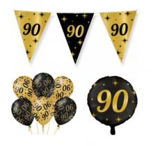 90 jaar Classy Versiering pakket - S
