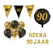 90 jaar Classy Versiering pakket - M