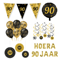 90 jaar Classy Versiering pakket - L