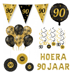 90 jaar Classy Versiering pakket - L