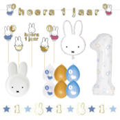 Nijntje verjaardag Versierings Pakket - Jongen 1 jaar M