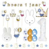 Nijntje verjaardag Versierings Pakket - Jongen 1 jaar L