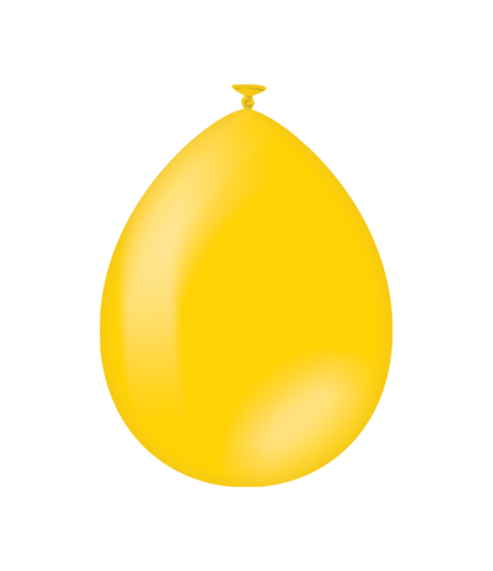 Gele ballonnen 10 stuks 30cm