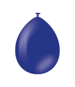 Marine blauwe ballonnen 10 stuks 30cm