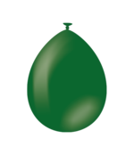 Donker Groene ballonnen 10 stuks 30cm