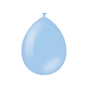 Baby Blauwe ballonnen 10 stuks 30cm