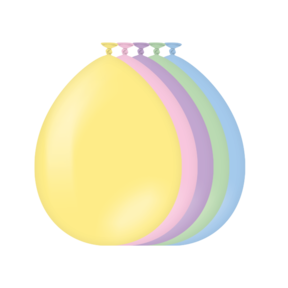Pastel Mix ballonnen 25 stuks 30cm
