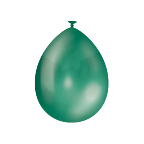 Metallic Groene ballonnen 10 stuks 30cm