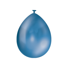 Metallic Blauwe ballonnen 10 stuks 30cm