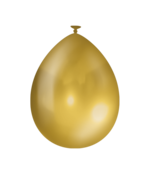 Metallic Gouden ballonnen 25 stuks 30cm