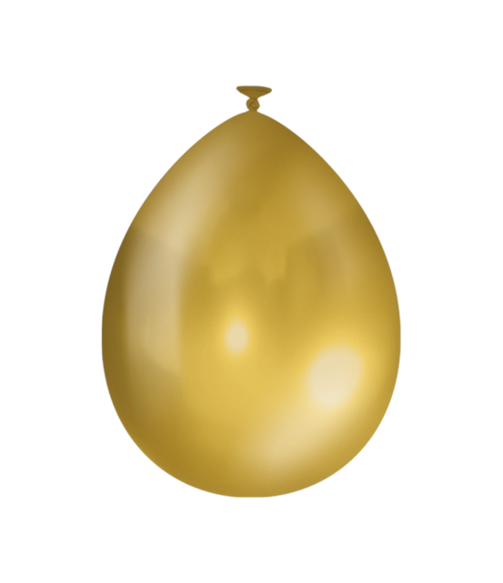 Metallic Gouden ballonnen 25 stuks 30cm