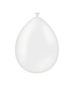 Witte ballonnen 50 stuks 30cm