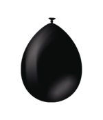 Zwarte ballonnen 50 stuks 30cm