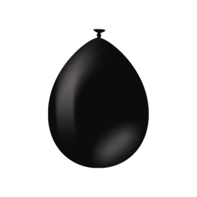 Zwarte ballonnen 50 stuks 30cm