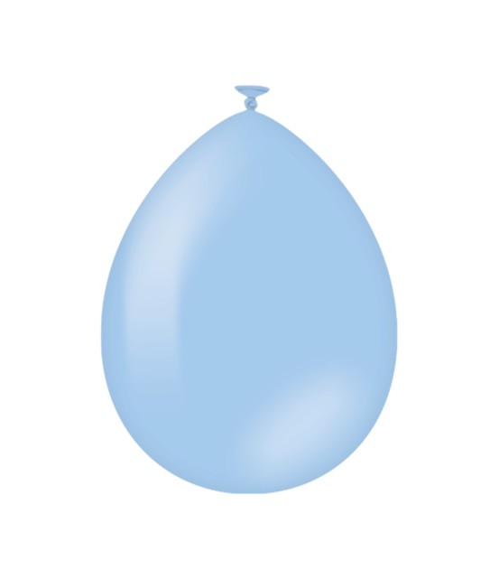 Baby Blauwe ballonnen 50 stuks 30cm
