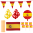 Feest-vieren Spanje feestpakket XL – vlaggen, ballon, prikkers, rietjes & ballonnen Feest-vieren Spanje feestpakket XL – vlaggen, ballon, prikkers, rietjes & ballonnen