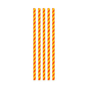 Papieren rietjes geel en rood 20 stuks