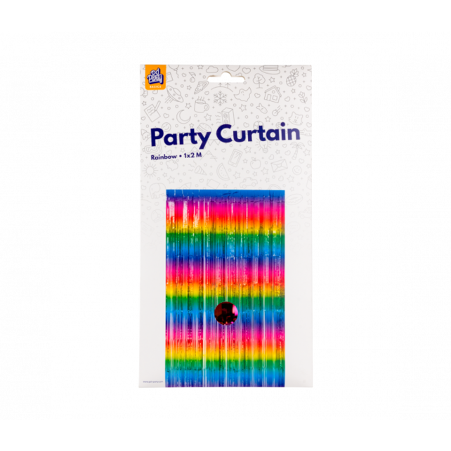 Deurgordijn Regenboog 2x1 meter