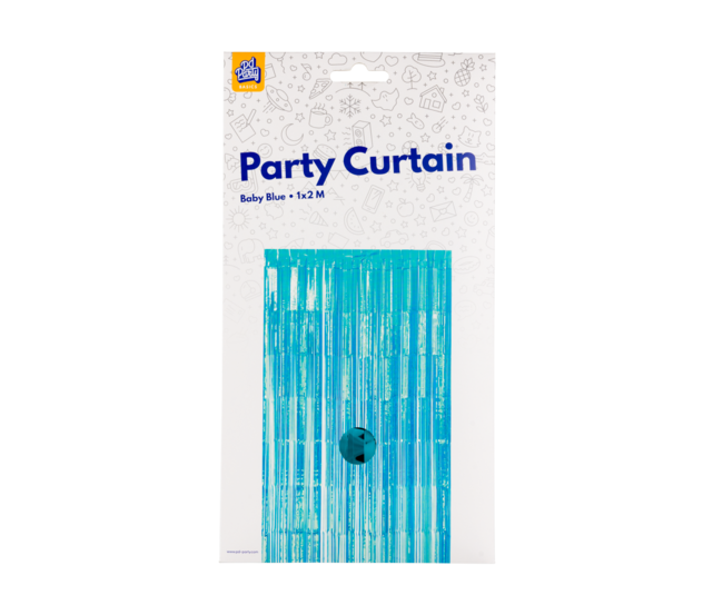 Deurgordijn Baby Blauw 2x1 meter