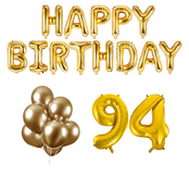 94 jaar Verjaardag Versiering Ballon Pakket Goud