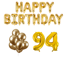 94 jaar Verjaardag Versiering Ballon Pakket Goud