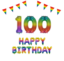 100 jaar Verjaardag Versiering Pakket Regenboog
