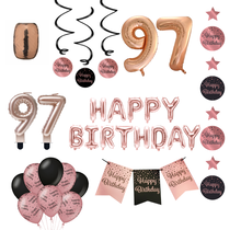 97 jaar Verjaardag Versiering Pakket Rose Gold