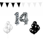 14 jaar Verjaardag Versiering Pakket Zebra 14 jaar Verjaardag Versiering Pakket Zebra