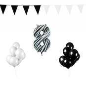 8 jaar Verjaardag Versiering Pakket Zebra