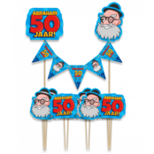 Taart decoratie Abraham Cartoon