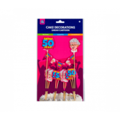 Taart decoratie Sarah Cartoon Taart decoratie Sarah Cartoon