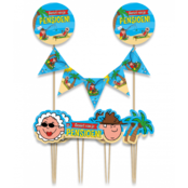 Taart decoratie Pensioen Cartoon Taart decoratie Pensioen Cartoon