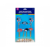 Taart decoratie Geslaagd School Cartoon Taart decoratie Geslaagd School Cartoon