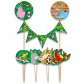 Taart decoratie Jungle versiering