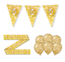 60 jaar Getrouwd Versiering pakket - S