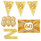 60 jaar Getrouwd Versiering pakket - M