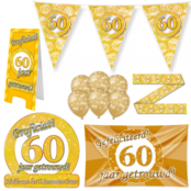 60 jaar Getrouwd Versiering pakket - XL