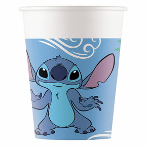 Stitch papieren bekers 200ml 8 stuks