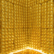 Folieballon gordijn metallic goud 72x143cm