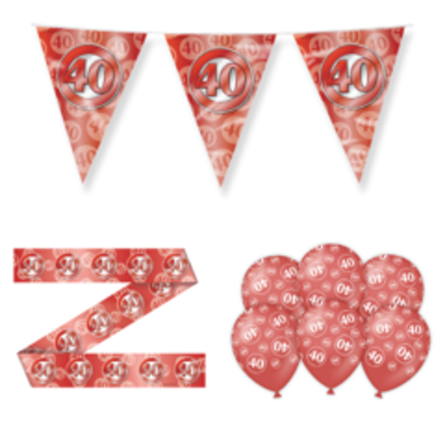 40 jaar Getrouwd Versiering pakket - S