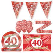 40 jaar Getrouwd Versiering pakket - L