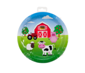 Boerderij papieren borden 23cm 8 stuks