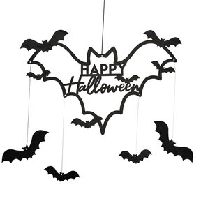 Decoratie Happy Halloween 45x33cm