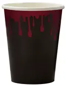 Halloween papier Bloody Black 8 stuks