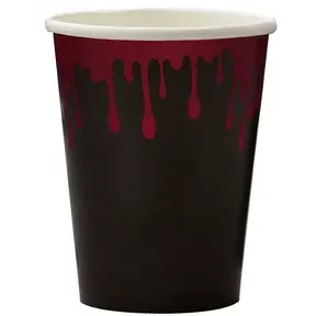Halloween papier Bloody Black 8 stuks