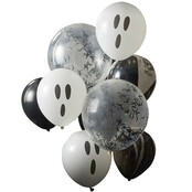 Halloween ballonnen mix 9 stuks