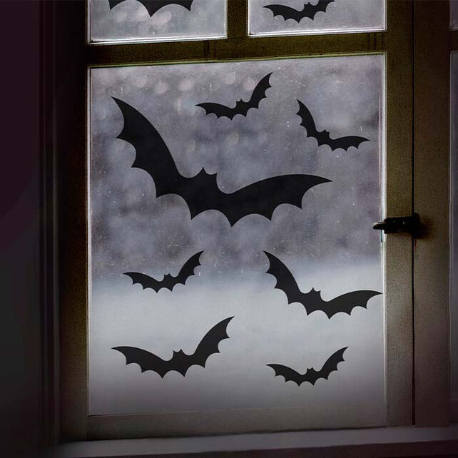 Raamsticker vleermuizen Raamsticker vleermuizen